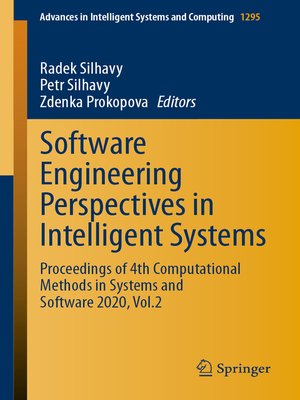 cover image of Software Engineering Perspectives in Intelligent Systems